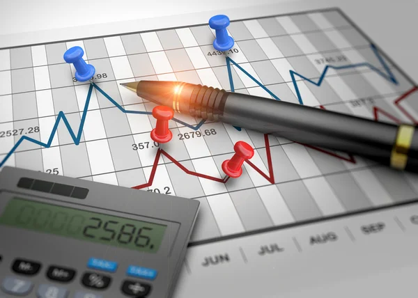 Mercado financeiro de acções — Fotografia de Stock