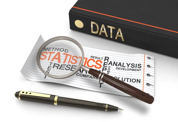 Data statisics — Stockfoto