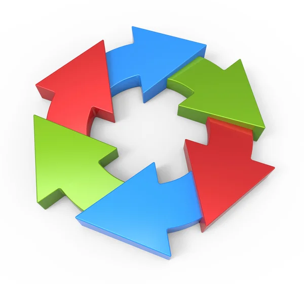 Processdiagram flödesschema — Stockfoto