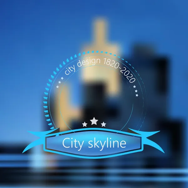 Ciudad Skyline — Vector de stock