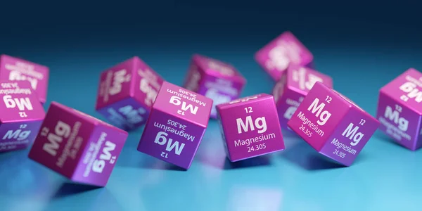 Magnesium Natuurlijk Mineraal Dat Wordt Gebruikt Wetenschap Onderzoek Gezondheidszorg Industrie — Stockfoto