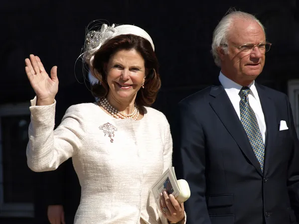 Silvia Kraliçe ve Kral gustaf, İsveç