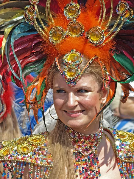 Participant au carnaval de Copenhague — Photo