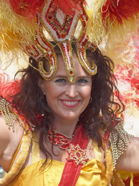 Partecipante al carnevale di copenhagen 2012 — Foto Stock