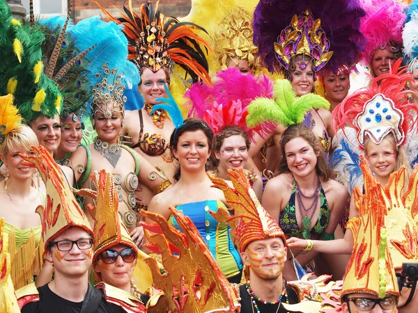 Deelnemers aan Kopenhagen carnaval 2012 — Stockfoto