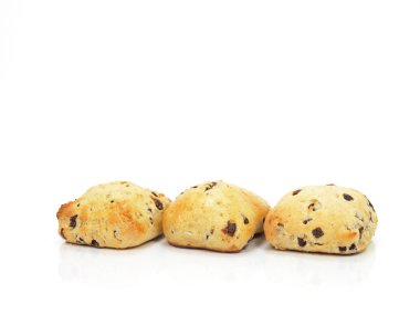 üç parça çikolatalı çörek