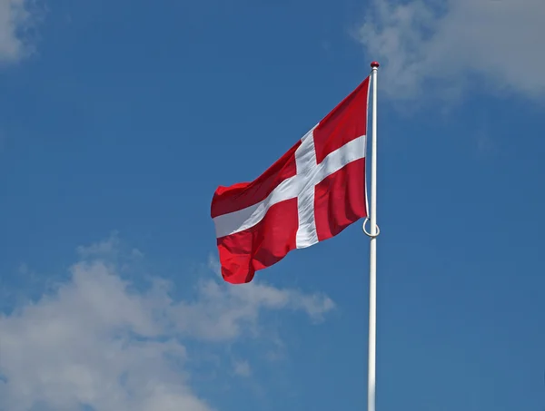 Danish flag — Stock Photo, Image