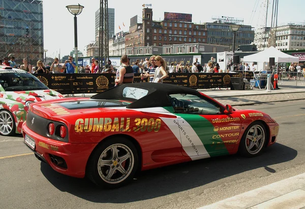 Gumball 3000 starts in copenhagen denmark — Stock Photo, Image