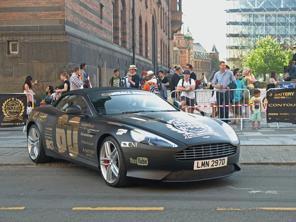 Gumball 3000 starts in copenhagen denmark — Stock Photo, Image