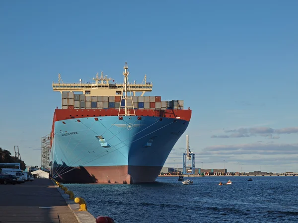 Majestic maersk largest container ship — Stock Photo, Image