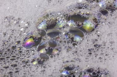 Soap foam and bubbles background clipart