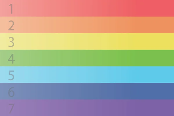 Cartão arco-íris — Vetor de Stock