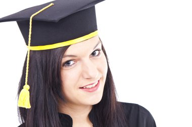 mezun olan kadın