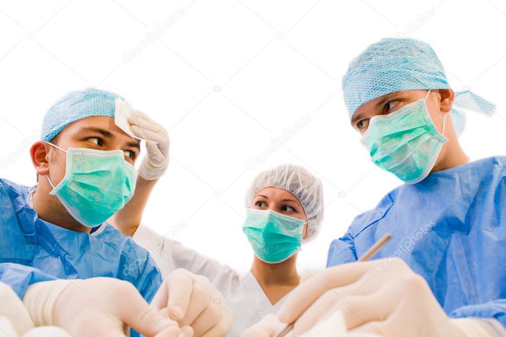 surgeons during operation
