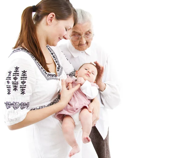 Drie generaties — Stockfoto