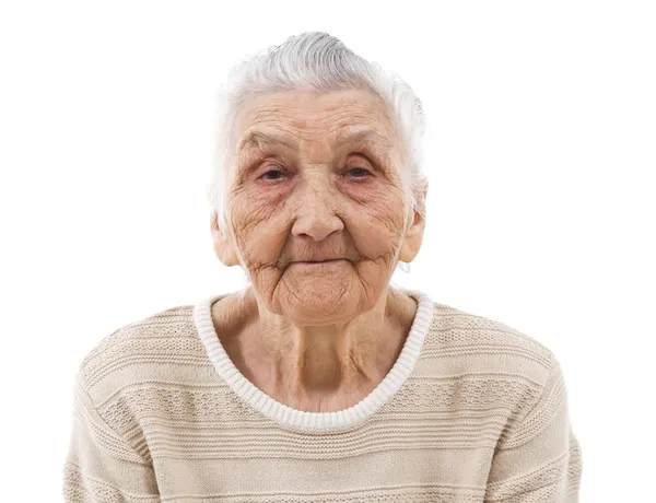 Sleepy grandma — Stock Photo, Image