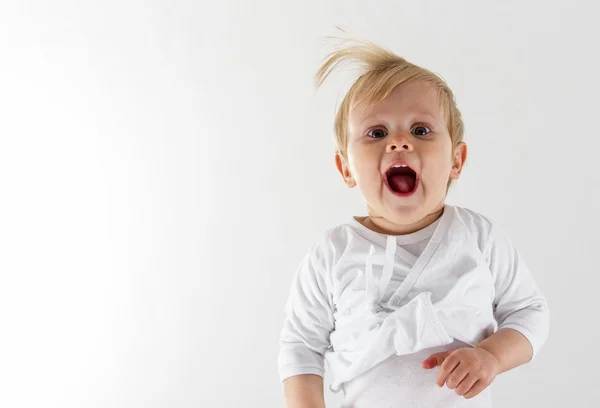 Vliegende baby — Stockfoto