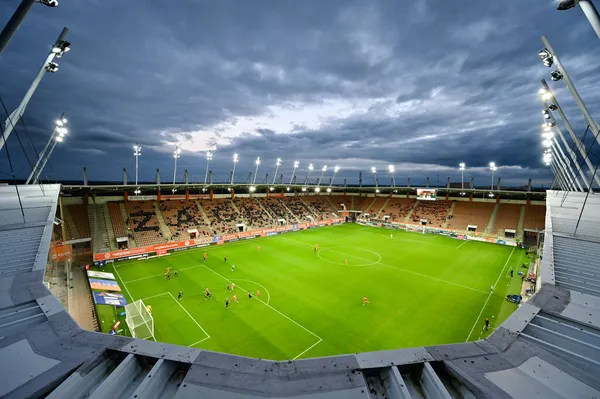 Lubin Pologne Septembre 2021 Match Football Polonais Pko Ekstraklasa Entre — Photo