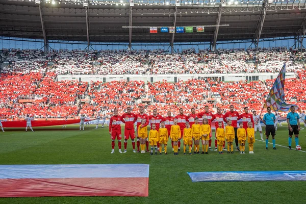Wroclaw Polen Juni 2022 Uefa Nations League Divisie Een Groep — Stockfoto