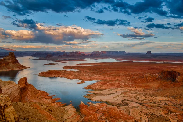 Вид з alstrom точкою прицілу butte та озеро Пауелл, Арізона — стокове фото