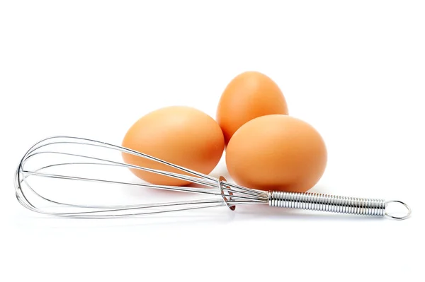 Яйца с венчиком . — стоковое фото