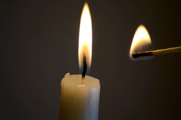 Candle flame — Stock Photo, Image