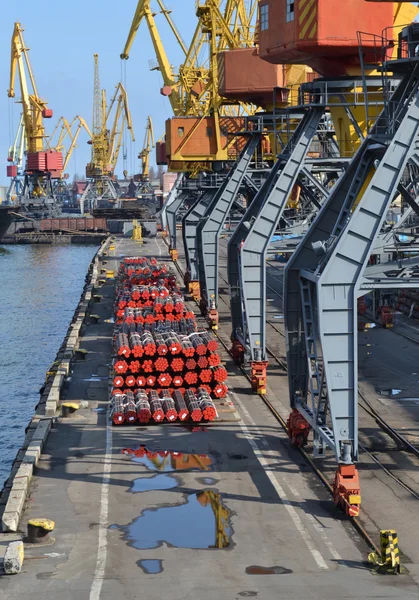 Scheepswerf kranen — Stockfoto