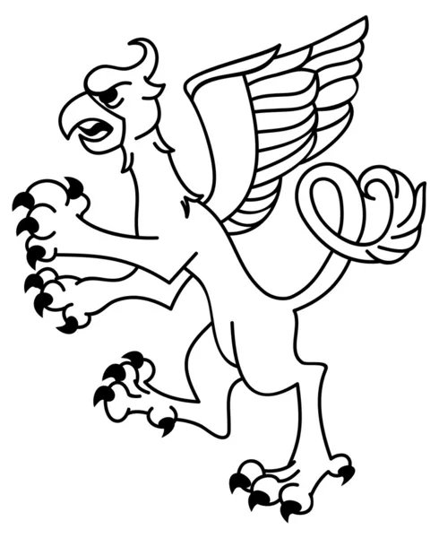 Векторное изображение грифона — стоковый вектор