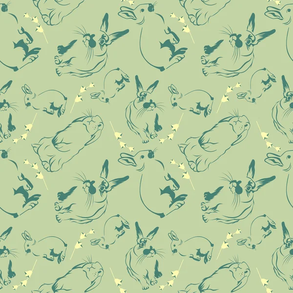 Bunny pattern — Stock Photo, Image