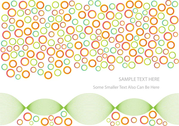 Abstract vector background with symmetrical shapes — Stock Vector