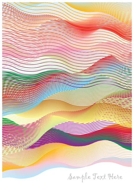 Fond abstrait avec lignes symétriques — Image vectorielle