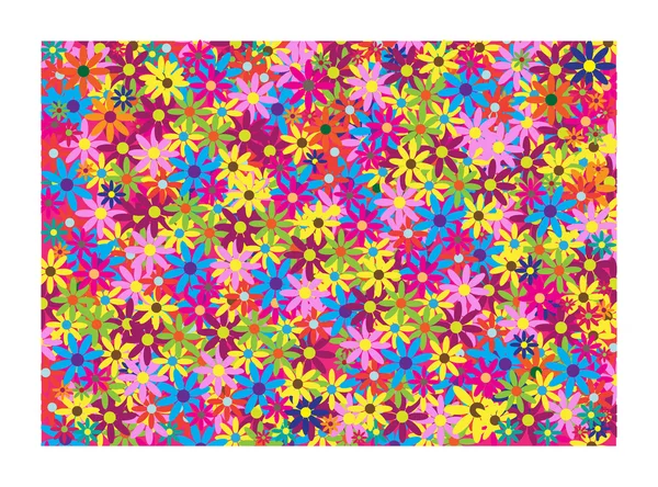 Design vectoriel avec motif floral — Image vectorielle