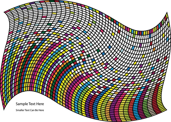 Abstracte vectorachtergrond met vierkanten — Stockvector