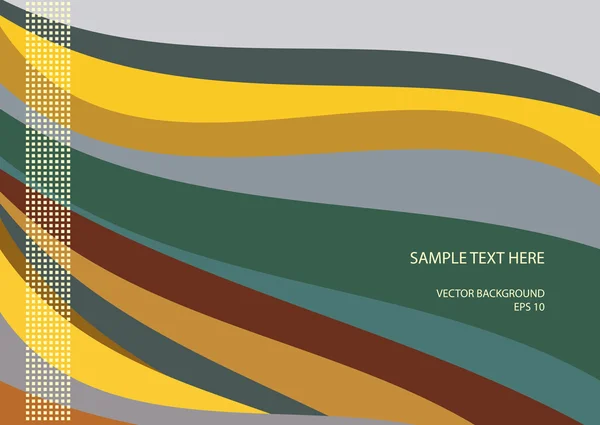 Layout de página com linhas coloridas — Vetor de Stock