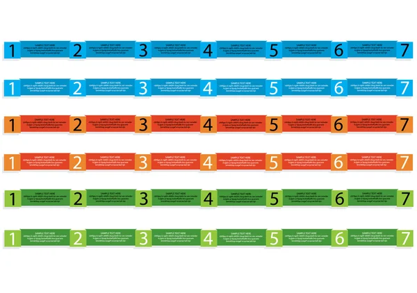 Uppsättning moderna vector etiketter — Stock vektor