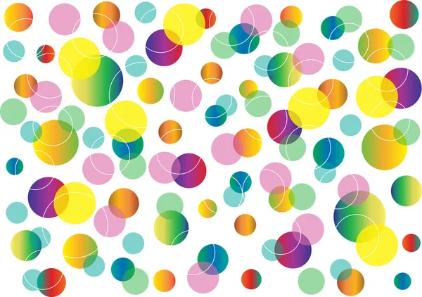 Abstract vector bubbles background — Stock Vector
