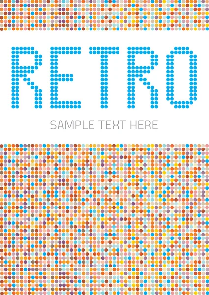 Retro background with place for text — Stock Vector