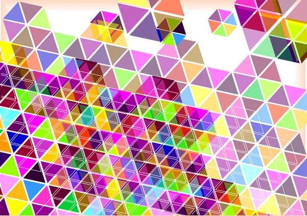 Абстрактные векторные шестиугольники — стоковый вектор