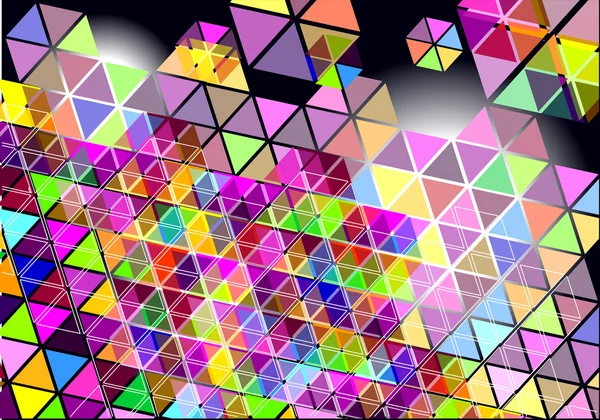Abstract vector zeshoeken achtergrond — Stockvector