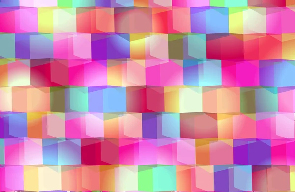 renkli küpler ile modern parlak vektör arka plan