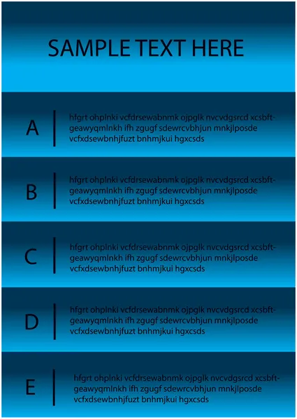 Modernes Vektorseiten-Layout — Stockvektor