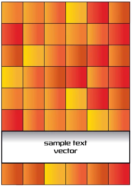 Kleur vector mozaïek tegels achtergrond — Stockvector