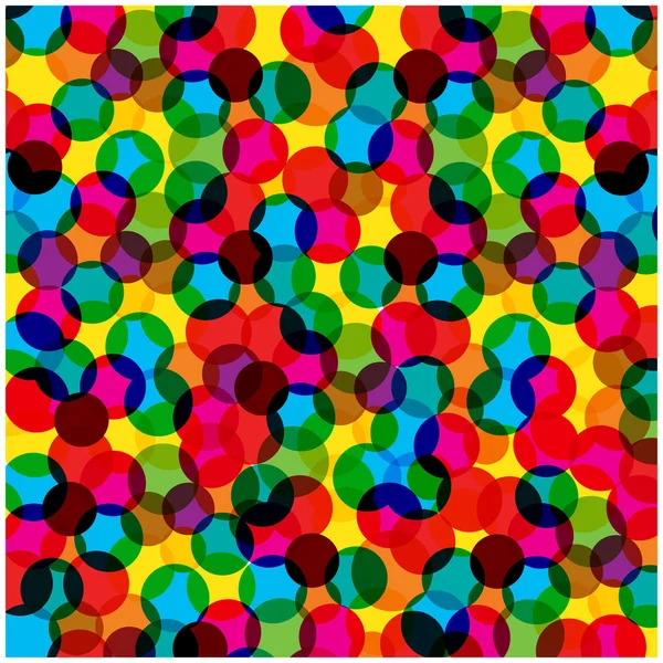 Abstract vector background with colorful bubbles — Stock Vector