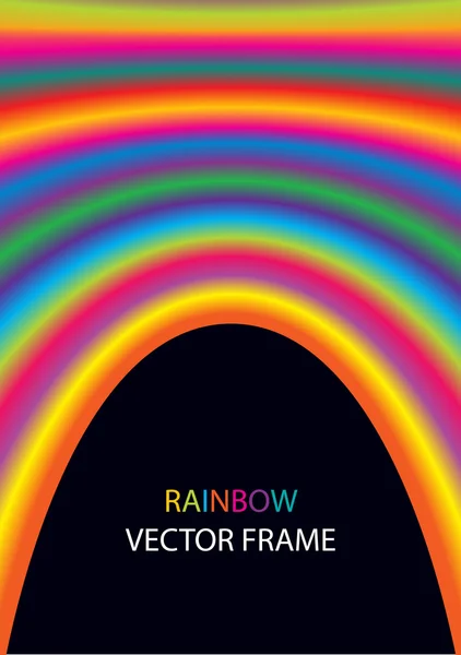 Color vector arco iris fondo — Vector de stock