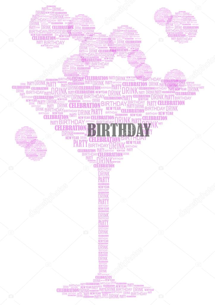 Wine glass made of words Stock Vector Image by ©pizla09 48953161