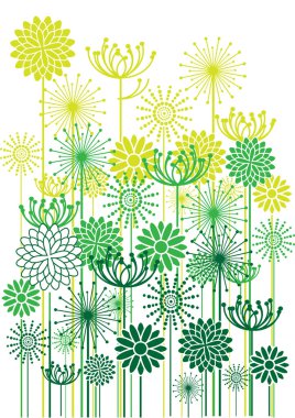 renkli vektör çiçek arka planı