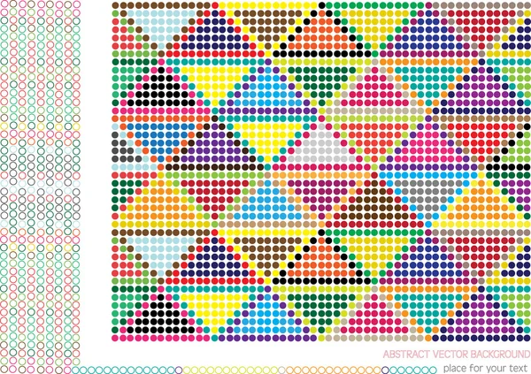 Abstract colorful dots — Stock Vector
