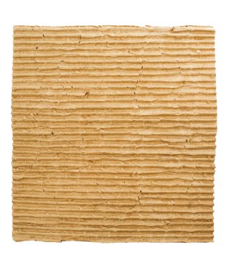 beyaz zemin üzerine karton parçası