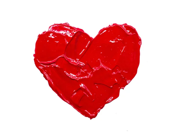 Red heart love. — Stock Photo, Image