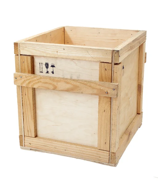Drewniane pudełka po pakiet — Zdjęcie stockowe